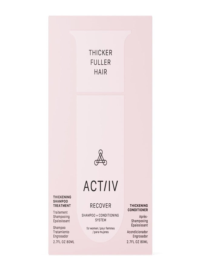 اكتيف مجموعة ACTIIV Recover Travel Duo للنساء | تدعم مظهر شعر أكثر كثافة وصحة، نباتية، آمنة على الشعر المصبوغ، مناسبة لجميع أنواع الشعر - Image 1